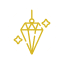 péndulo dorado
